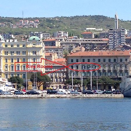 Riva Rooms Rijeka Bagian luar foto
