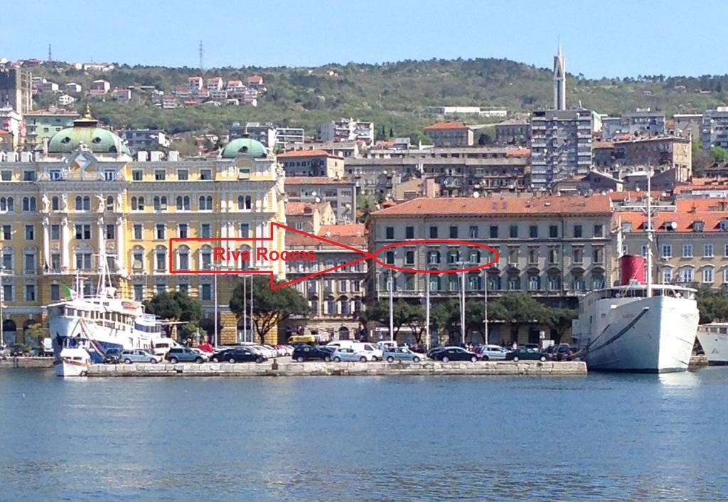Riva Rooms Rijeka Bagian luar foto